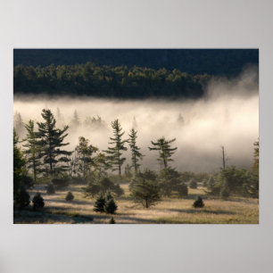 Poster Brouillard matinal dans les Adirondacks 4