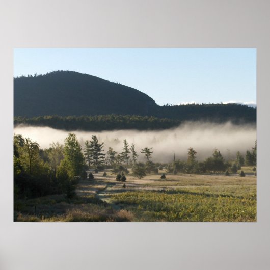 Poster Brouillard matinal dans les Adirondacks 5 (Devant)