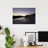 Poster Brouillard matinal sur la rivière Jackson à Grand  (Bureau à domicile)