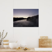 Poster Brouillard matinal sur la rivière Jackson à Grand  (Cuisine)