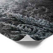 Poster Brouillard sur forêt gelée (Coin)