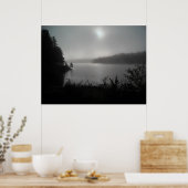 Poster Brouillard sur le lac Cleveland (Cuisine)