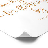 Poster Brouille Merci papillon en or pour flutter par (Coin)