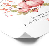 Poster Brousse Citrouille Automne Berry Diaper Pochette R (Coin)