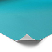 Poster Brown bleu turquoise et gris #2 Abstrait moderne (Coin)