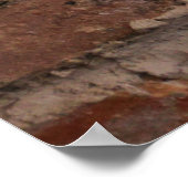 Poster Brown brick wall (Coin)