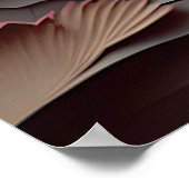 Poster Brown coupé en papier de scène chinois anci (Coin)