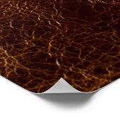 Poster Brown cuir textureabstrait, art, artificiel, dos (Coin)