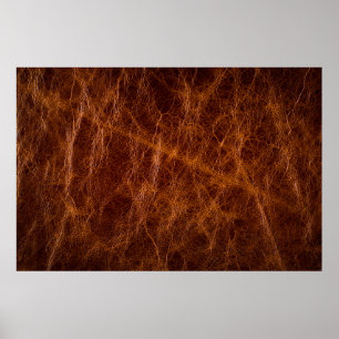 Poster Brown cuir textureabstrait, art, artificiel, dos