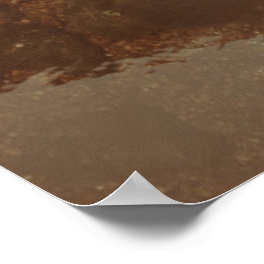 Poster Brown et noir abstrait (Coin)