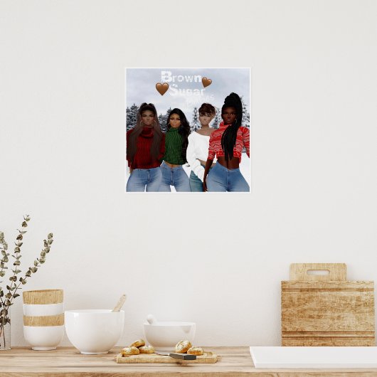 Poster Brown pour bébés sucre 2 (Cuisine)