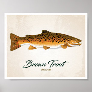 Poster Brown Trout