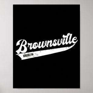 Poster Brownsville Brooklyn ville de New York