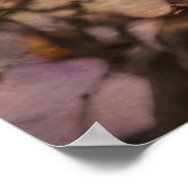 Poster Bruant dans un arbre de pomme de crabe (Coin)