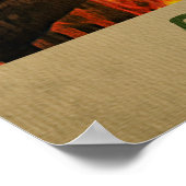 Poster Bruges Belgique La Nuit (Coin)