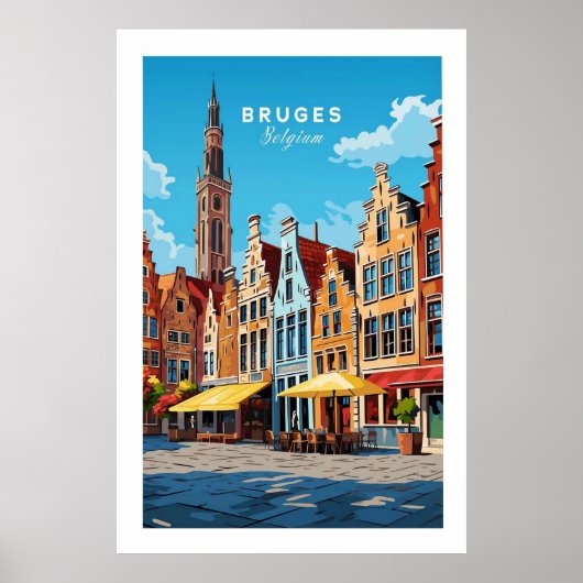 Poster Brugge (Voorkant)