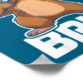 Poster Bruh 67 Funny Groundhog 6-7 Meme Pyjamas Boys Girl (Coin)