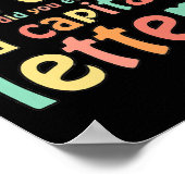 Poster Bruh Avez-Vous Même Utilisé Une Lettre Majuscule E (Coin)