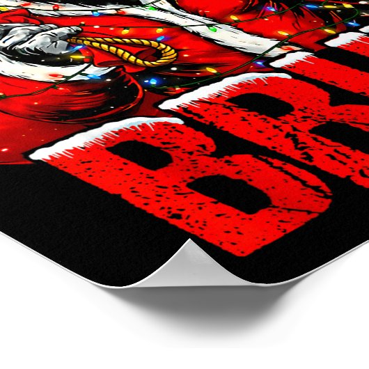 Poster Bruh Bigfoot Christmas Funny Sasquatch Xmas For Me (Coin)