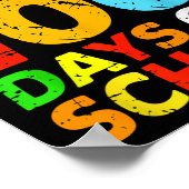 Poster Bruh C'Est Mes 100 Jours D'Étudiant Scolaire 100E  (Coin)