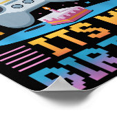 Poster Bruh C'Est Mon Anniversaire Jeux Fête Les Cadeaux (Coin)