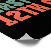 Poster Bruh C'Est Mon Premier Jour De 12E Année De Retour (Coin)