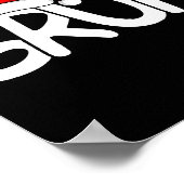 Poster Bruh Christmas Santa Hat Funny Merry Xmas Funny Pa (Coin)