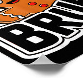 Poster Bruh Funny Christmas Gingerbread Man Teens Boys Ki (Coin)