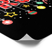 Poster Bruh Funny Christmas Red Plaid Teens Boys Kids Xma (Coin)