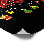 Poster Bruh Funny Christmas Red Plaid Teens Boys Kids Xma (Coin)