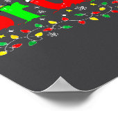 Poster Bruh Funny Christmas Santa Hat Teens Boys Kids Xma (Coin)