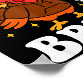 Poster Bruh Funny Thanksgiving Turkey Gobble Boys Girls K (Coin)