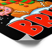 Poster Bruh Gingerbread Six Seven 67 Ice Cream Drip Chris (Coin)