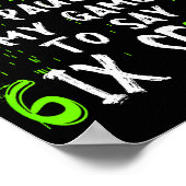 Poster Bruh I Paused My Game To Say Six Seven Funny 67 Ga (Coin)