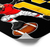 Poster Bruh I'm 13 Year Old Football Player Boy 13th Birt (Coin)