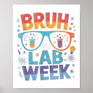 Poster Bruh Son Lab Week Science Laboratoire Médicale Sci