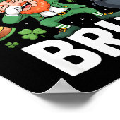 Poster Bruh st patricks day six seven lutin mème 67 (Coin)