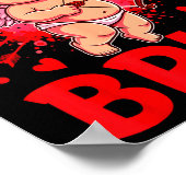 Poster Bruh Valentines Day Boys Kids Funny Heart Valentin (Coin)