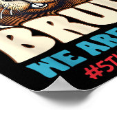 Poster Bruh We Are Back Funny 5th Grade Capybara Back To  (Coin)