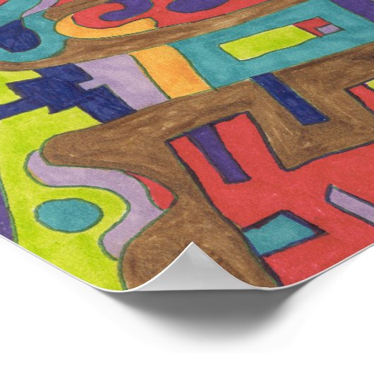 Poster Bruit joyeux 14x11 (Coin)