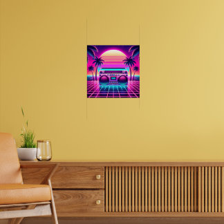 Poster Bruit néon