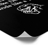 Poster Bruits Forts Niveau Expert Sent Comme Des Œufs Dur (Coin)