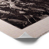 Poster Brûlage du théâtre de l'Anneau, Vienne (Coin)