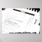 Poster Brûle. (Devant)