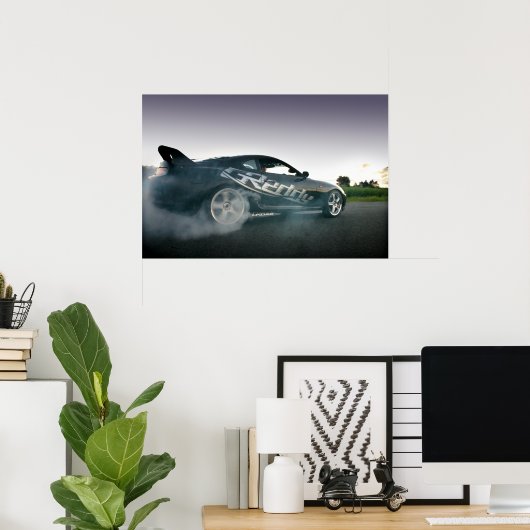 Poster Brûle ! (Bureau à domicile)