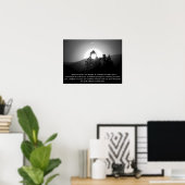 Poster Brûlé par un rayon de lune avec Irish Blessing (Bureau à domicile)