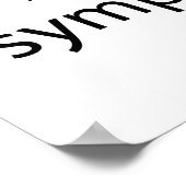 Poster Brûlée de douleur de la hanche (Coin)