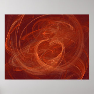 Poster Brûler brillant