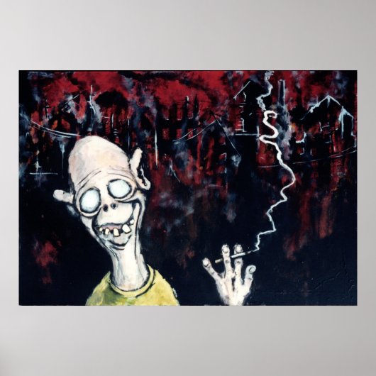 POSTER "BRÛLER LE BÉBÉ" (Devant)