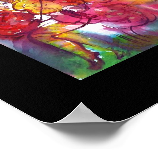 Poster BRÛLER LE CARNAVAL / Danse mascarade vénitienne (Coin)